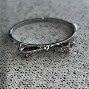 Kate Spade Silver Bow Bracelet